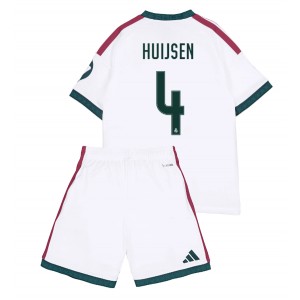 Real Madrid Dean Huijsen #4 Jalkapallovaatteet Lasten Kotipeliasu 2026-27 Lyhythihainen (+ Lyhyet housut)